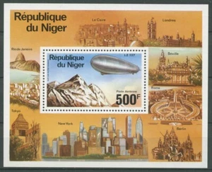 Niger 1976 Zeppelin-Luftschiff New York Rom London Block 14 postfrisch (C27170) - Bild 1 von 1