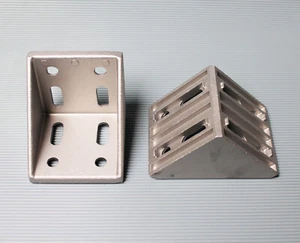 Ángulo para perfil de aluminio 80x80 ranura 8 conectores de perfil ángulo esquina carga pesada perfil de aluminio - Imagen 1 de 2