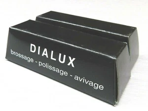 Dialux Black Rouge Silver Jewelry Polish Noir Super Polishing Compound 2 Bars - Picture 1 of 11