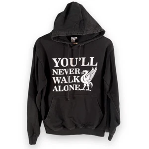 Herren schwarz You'll Never Walk Alone Liverpool Fußball Hoodie Sweatshirt Small - Bild 1 von 4