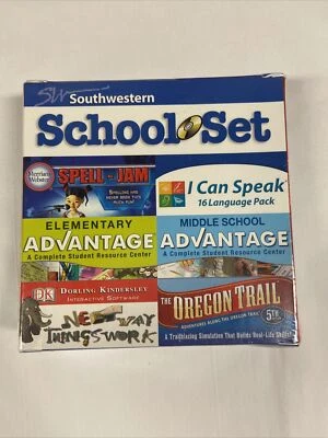 Home School PC Games 6 CD Set Southwestern School Set The Oregon Trail NEW!! - Image 1 of 2