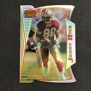 1996 Bowman's Best Cuts #BC10 JERRY RICE REFRACTOR (MINT)