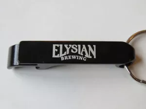 Llavero abridor de tapa de botella de cerveza ~ ELYSIAN Brewing Co ~ Seattle, WASHINGTON - Imagen 1 de 3