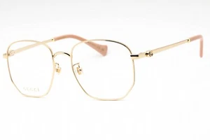 GUCCI GG1420OK-003-54 Eyeglasses Size 54mm 0mm 0mm gold Women - Picture 1 of 5