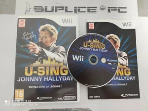 U Sing Johnny Hallyday (with Record) - Wii - Game Fr - Forjob PC Toul - Picture 1 of 3