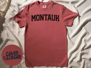 T-Shirt Montauk NY New York Moving Away Geschenke kurzärmeliges T-Shirt Unisex - Bild 1 von 6