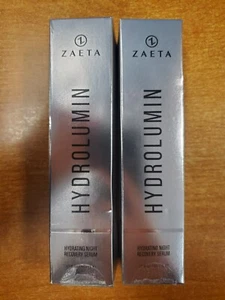 2 Pk: ZAETA Hydrolumin Hydrating Acid Anti-Aging Night Recovery Serum 1.7oz E13D - Picture 1 of 6