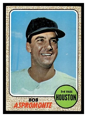 1968 Topps Bob Aspromonte #95 Houston Astros grado medio superior envío gratuito Foto 1 de 2