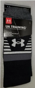 1 PAAR UA UNDER ARMOUR TRAINING HERREN CREW-SOCKEN. MEDIUM  - Bild 1 von 2