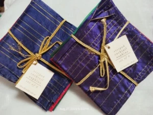 Pier 1 Imports Cocktail Napkins Red,Purple, green,￼￼ Set of 6 - Plus 11 Others - Picture 1 of 5