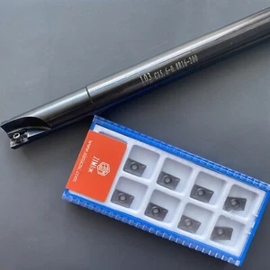 Soportes de fresado 90° APKT1003 C15.6-16-200L con inserto de fresado APKT1003PDR - Imagen 1 de 9