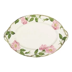 Piatto da portata ovale Franciscan Desert Rose 12 pollici timbro posteriore USA - Foto 1 di 2