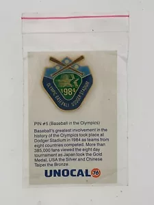 Dodger Stadium 1984 Olympic Baseball Pin - New - Los Angeles - LA Pin #5 - Picture 1 of 2