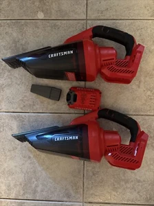 Craftsman 20V Cordless Handheld Vacuum (lot of 2) w Battery And Crevice Tool - Picture 1 of 1