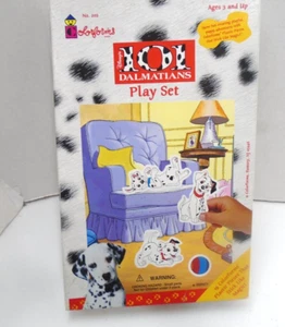 101 Dalmatiner Walt Disney Colorforms Cartoon Set Vintage Komplett Box Beschädigt  - Bild 1 von 6