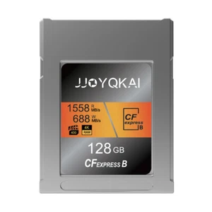 JJOYQKAI CFexpress Type B Memory Card 128GB For 4K Camera Fujifilm Canon Nikon - Picture 1 of 9