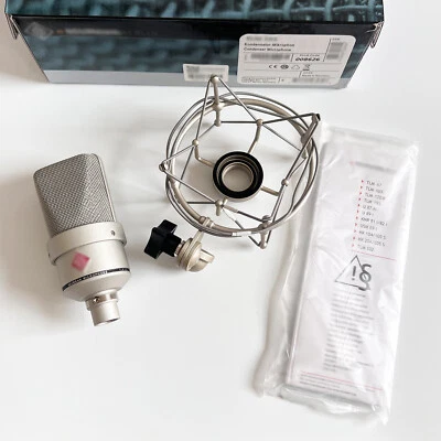 New TLM 102 Neumann Large Diaphragm Condenser Microphone Studio Set Shockmount