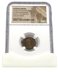 Imperio Romano-Juliano II AD360-363, B1 Medio Centenionalis NGC Casa de Constantino - Imagen 1 de 5