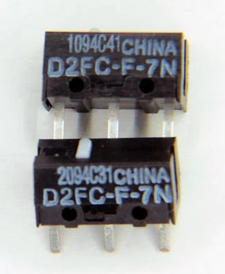 Mikroschalter D2FC-F-N für Mäuse Logitech,Razer, etc. 1 bis 6 Stück auswählbar - Bild 1 von 4
