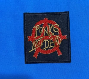 Aufnäher "Punks Not Dead" bestickt - Bild 1 von 2