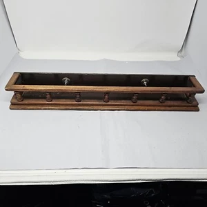 Vintage Seateak Wood Spice Rack 23.5" Marine Sailboat Storage - Picture 1 of 10