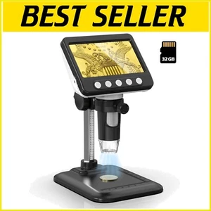 Advanced USB Digital Microscope with 1000X Magnification - Family Learning Tool - Picture 1 of 11