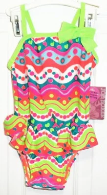 Joe Boxer Infant Girls Swimsuit Size 12 months NEW - Image 1 of 3