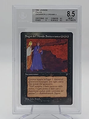 MTG Italian Legends Underworld Dreams BGS 8.5 Subs 8.5/9/8.5/8.5 NM-MT+ - Image 1 of 4