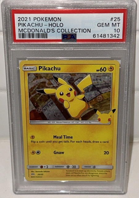 TIREI A CARTA POKEMON MAIS RARA DO MCDONALDS! PIKACHU holográfico