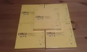Microsoft Office MAC Home & Student 2011 Retail DVD x 5 pcs - Picture 1 of 2