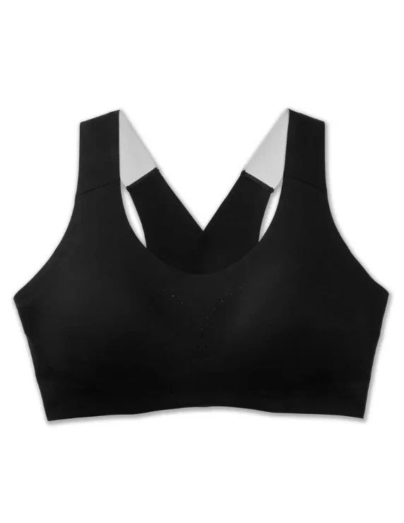 Brooks Womens Black Dare Crossback Sports Bra Size 34 A/b B75223