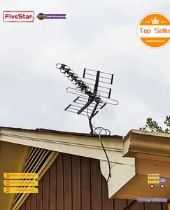 Best Price 4K HDTV Antenna VHF UHF 200 Mile Outdoor with Mounting Hardware - Picture 1 of 24