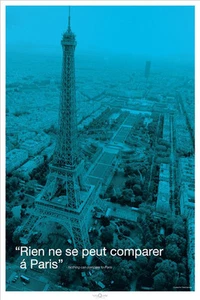 ART POSTER Paris CityQuote - Picture 1 of 1
