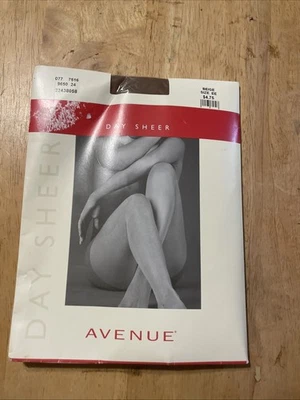 Pantimedias transparentes vintage Avenue Day beige talla EE NUEVAS Foto 1 de 4