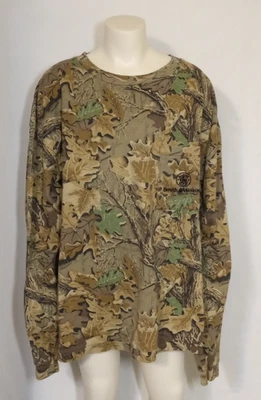 MENS VINTAGE XXL SMITH & WESSON ADVANTAGE HUNTING LONG SLEEVE POCKET CAMO SHIRT - Image 1 of 4