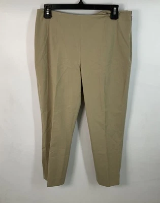 Pantalones Cortos Elie Tahari Caqui Beige Talla S/M Foto 1 de 3