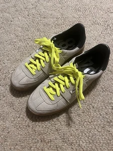 P448 Monza Sneaker Animal Neon Damen US 10,5-11 EU 42 Beige Wildleder Neu ohne Karton Italy - Bild 1 von 5
