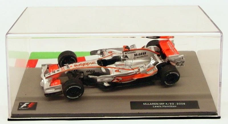 Altaya 1/43 Scale Model 21318P - F1 McLaren MP 4/23 2008 - Lewis Hamilton - Image 1 of 1