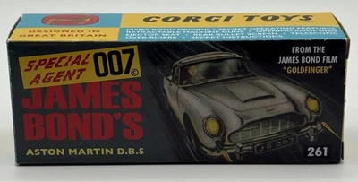 Corgi Original James Bond Aston Martin DB5 #261 1:43 Scale Die-Cast Car RT26101S - Image 1 of 3