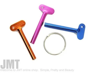 Paul Mitchell Color Tube Key Set – Metal Tube Squeezer – 3 Colors + Key Ring - Picture 1 of 4