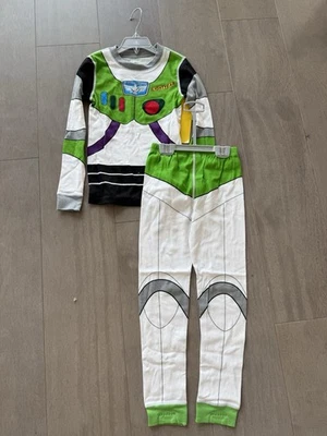 Nuevo con etiquetas Disfraz Disney Pixar Buzz Lightyear PJ Pals para niños - Toy Story, talla 7 Foto 1 de 3