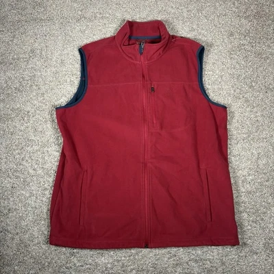 Vintage LL Bean Outdoors Polartec Fleece Full Zip Wind Bloc Vest Mens XL Tall - Image 1 of 4