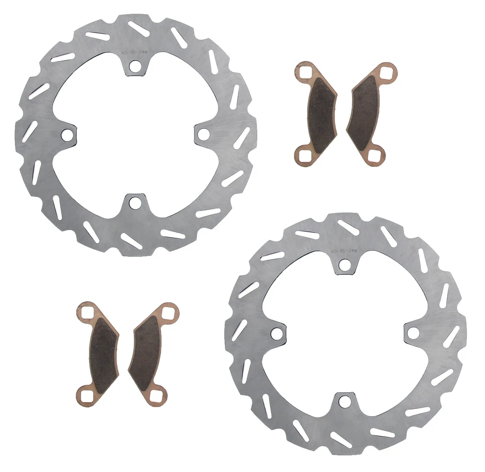 Rotores de freno traseros RipTide y pastillas de freno Polaris Sportsman X2 800 EFI 2007-2009 Foto 1 de 4