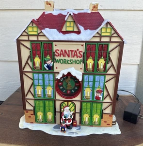 Reloj Mr. Christmas Animado Musical Elfo Sinfonía Sorpresa Santa’s Workshop 2006 - Imagen 1 de 24