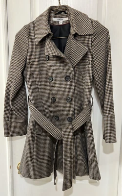 Gabardina para mujer DKNY talla 2P extra pequeña de lana  Foto 1 de 4