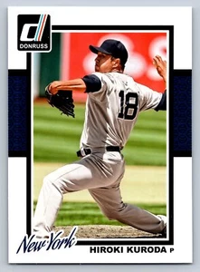 2014 Donruss #168 Hiroki Kuroda New York Yankees - Picture 1 of 2