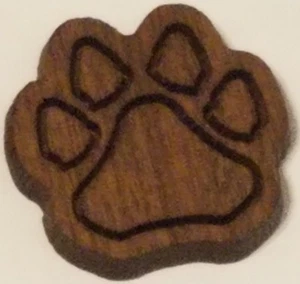 PAW Wooden Paddle Tramp 1" - Oak and Walnut Requires Glue - Picture 1 of 2
