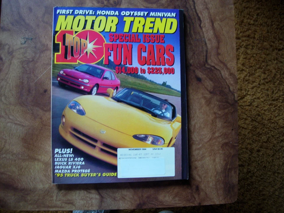 Motor Trend Magazine November 1994 Foto 1 de 1