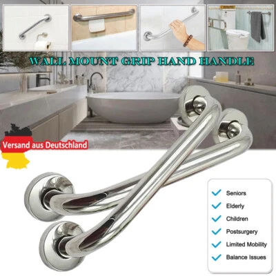 2 Stücke Haltegriff Edelstahl Bad Dusche Sicherheitsgriffe für Senioren & Kinder - Bild 1 von 4