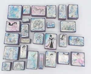 27 Disney ink stamps rubber variety of Aladdin and other Disney characters. - Picture 1 of 6